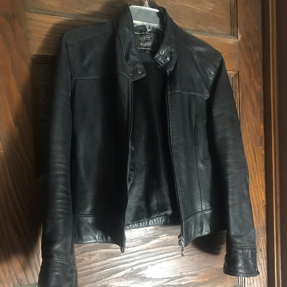 Steve Madden leather jacket. Vintage! Small